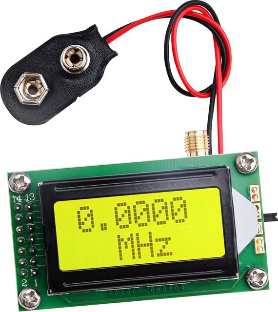 Gaqqee PLJ-0802-E Digitaler Frequenzzähler Tester mit LCD0802 Display für Ham Radio DIY Kits, 500MHz Hohe Präzision - Bild 1