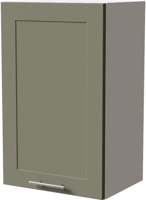 Feldmann-Wohnen Hängeschrank Oslo Küchenschrank Weiß und Reed Green Matt mit Soft-Close-Türen, B/T/H: 45 x 32,5 x 72 cm - Bild 1
