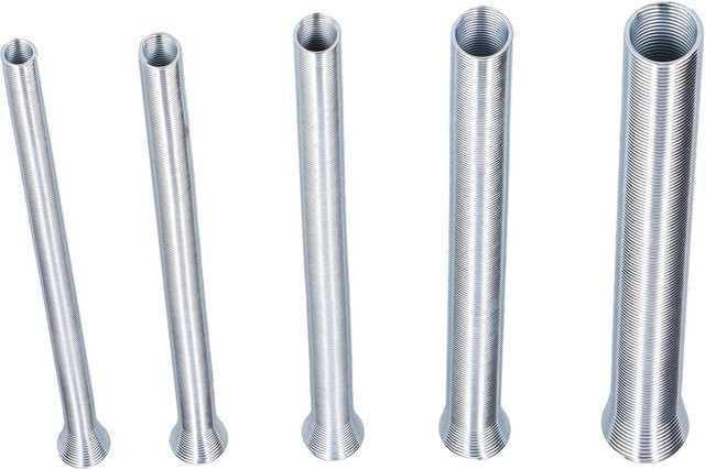 5-teiliges Biegefeder-Set aus Stahl in Silber für Kupfer- und Aluminiumrohre von Painter - Bild 1