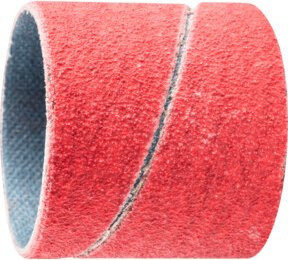 PFERD Keramikkorn Schleifhülse GSB Zylinder CO-COOL120 für Edelstahl, Rot, Durchmesser: 30 mm, Länge: 30 mm - Bild 1