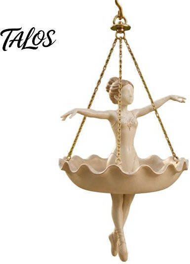 Lachepper Hängepflanzer Ballettänzer als dekorativer Blumentopf in Beige für Innen und Außen - Bild 1