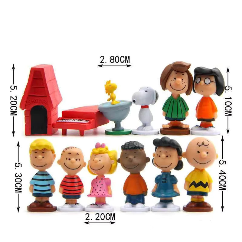 Bandai Peanuts Snoopy Charlie Sally Woodstock Mini Figur, Einzelfigur - Bild 2