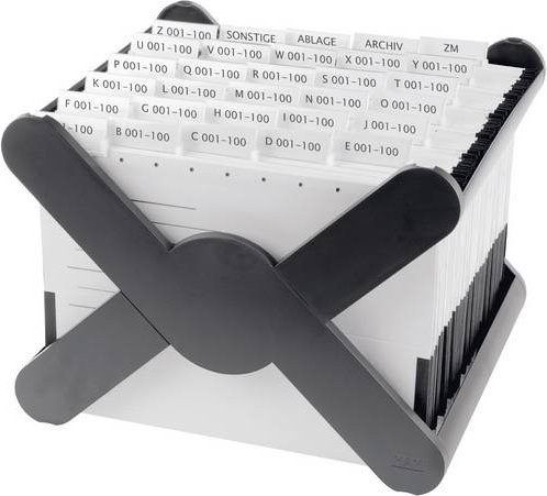 HAN Hängekorb X-Cross für A4, Schwarz - Bild 1