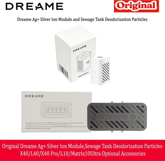 Dreame Ag+ Silberionen-Modul Silber zur Geruchsneutralisierung für Abwassertanks der Modelle X40, L40, X40 Pro, L10 und Matrix10Ultra - Bild 1