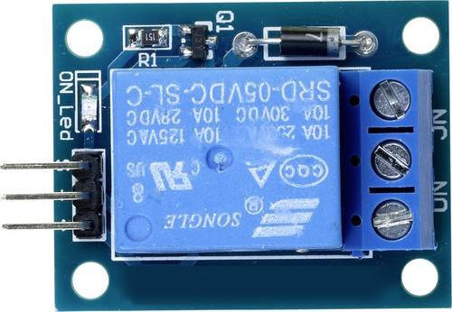 TRU COMPONENTS TC-9927156 Relais Modul in Blau für Arduino Entwicklungskits - Bild 1