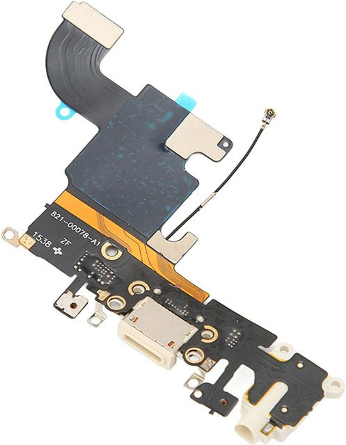 KONNWEI Ladedock Anschluss Flexkabel mit Lightning Ladeanschluss für iPhone 6S in Weiß - Bild 1