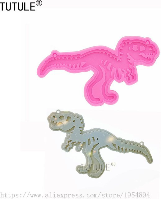 TUTULE Halskette, Dinosaurier Skeleton Form, Harz - Bild 1