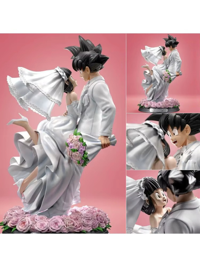 Bandai Dragon Ball Z Goku & Chichi Hochzeitsfigur, PVC-Statue, 31cm - Bild 7