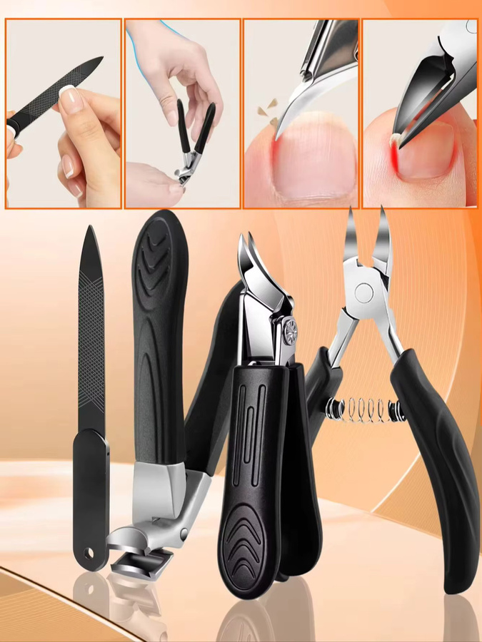 Andvictory Nagelknipser-Set für dicke Zehennägel, Unisex - Bild 5