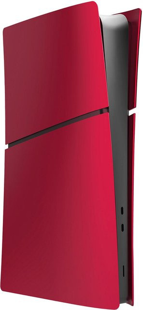 Daybreak Schutzabdeckung für die PS5 Slim Digital Version Konsole, staubdichte Ersatzschale für die Frontplatte, Rot - Bild 1