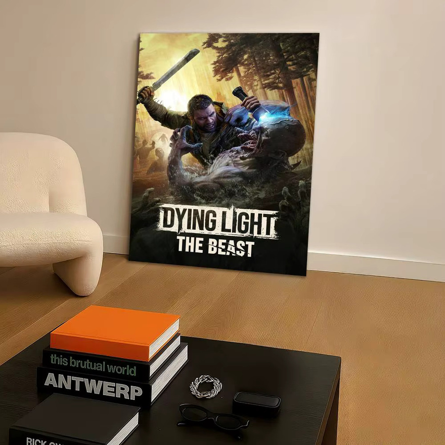MINISO Wandkunst Poster Aufkleber Das Biest Motiv, Wasserdicht, Mehrfarbig, Rechteckig - Bild 4