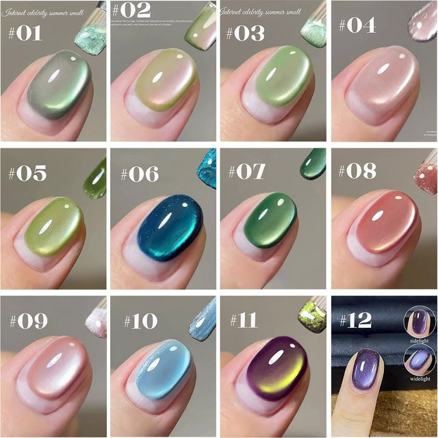 SHAKA Gel-Nagellack, Blau-Lila, Schimmernd - Bild 1