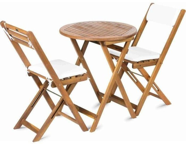 Fieldmann Balkonset CAROL FDZN 4003-T aus Akazienholz in Beige und Braun - Bild 1