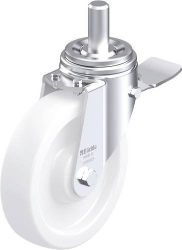 Blickle Stahlblech-Lenkrolle LHZ-SPO 200G-ST in Weiß mit 200 mm Rad-Durchmesser und 900 kg Tragfähigkeit - Bild 1