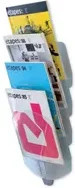 Paperflow Prospekthalter Verto für A4 in Transparent und Silber - Bild 1