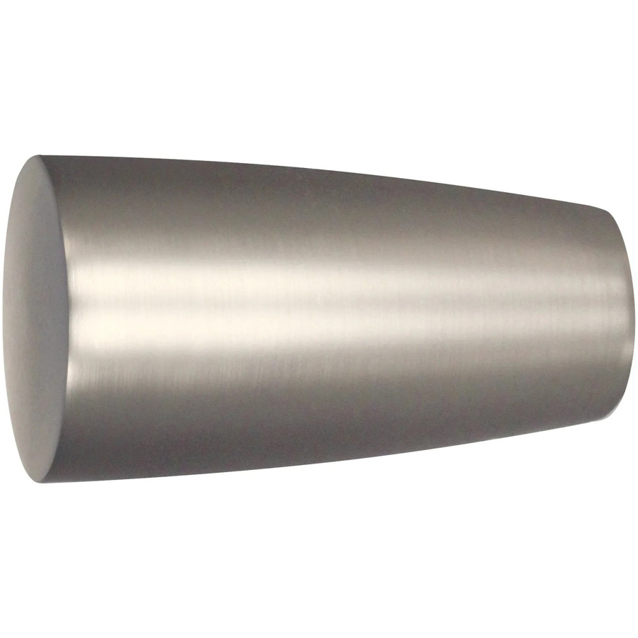 Mydeco Gardinenstange-Endstück in Edelstahl-Optik, Silber, Durchmesser: 2,5 cm - Bild 2