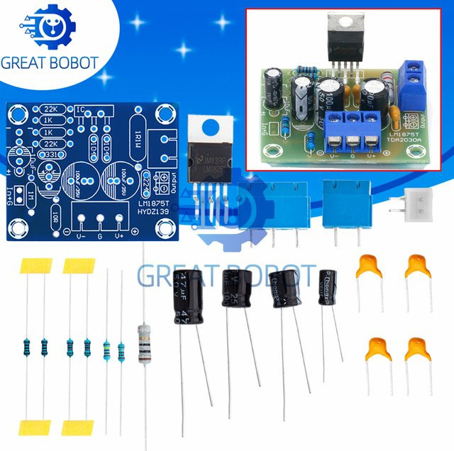 Baishundianzi LM1875T Mono Boom Level Power 30W Verstärkerplatine DIY Kit Lautsprecher Leistungsverstärker PCB - Bild 1