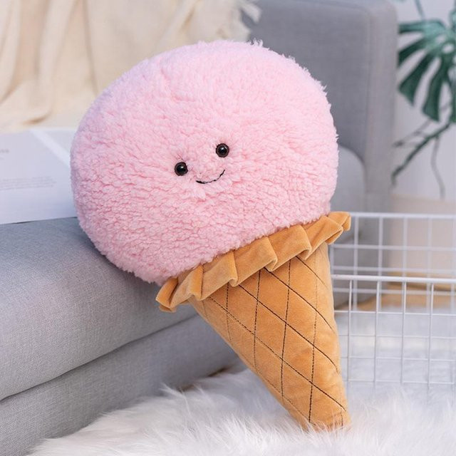 Yiran toy Cartoon-Eiscreme Stofftier, Plüsch / Textil, 46cm, Bunt / Mehrfarbig - Bild 1