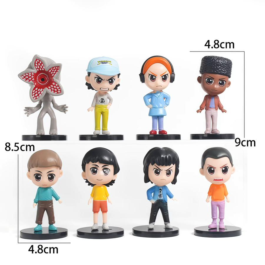 Bandai Stranger Things Actionfiguren, 8-teiliges Set - Bild 3