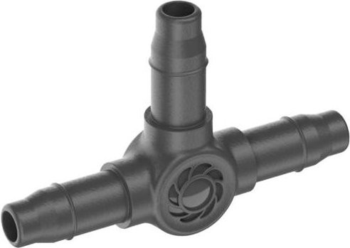 Gardena Micro-Drip System T-Stück 4,6 mm in Anthrazit 10 Stück - Bild 1