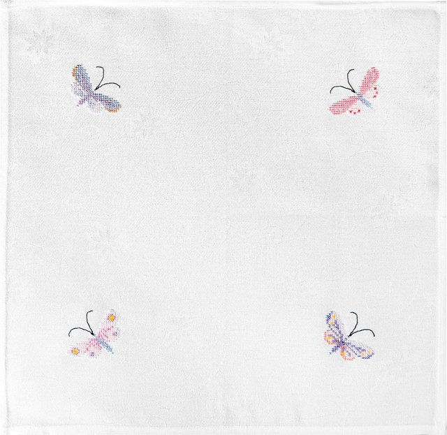 Rico Design Servietten Stickpackung mit Schmetterlings-Motiv - Bild 1