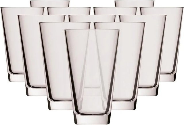 Rastal Conic Tumbler Becher aus Glas transparent 12er Set 330 ml - Bild 1