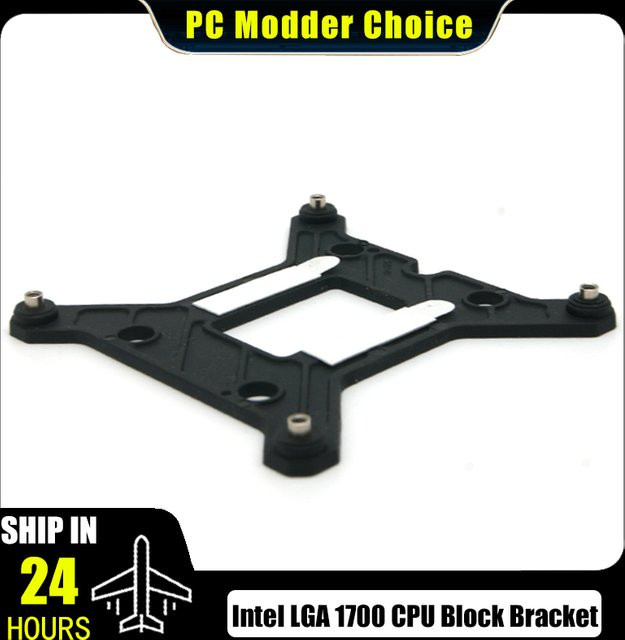 Intel CPU Backplate LGA 1700 1800 Montagehalterung für CPU-Block in Schwarz - Bild 1