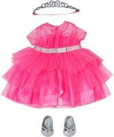 BABY born Prinzessinnen-Outfit für 43cm Puppen in Pink mit Tüll-Zubehör - Bild 1