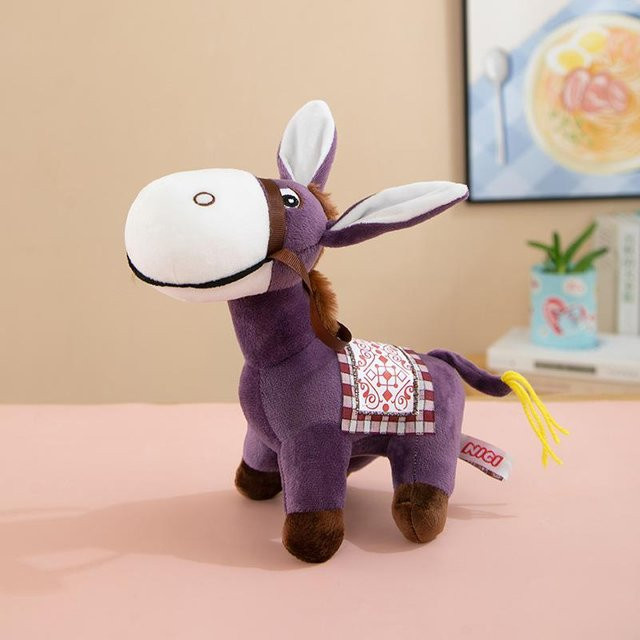Kidsly Esel Plüschtier, violett, 25cm - Bild 1