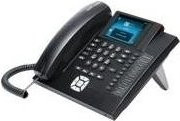 Auerswald COMfortel 1400 IP VoIP-Systemtelefon in Schwarz mit Touch-Farbdisplay, Freisprecheinrichtung und Headsetanschluss - Bild 2