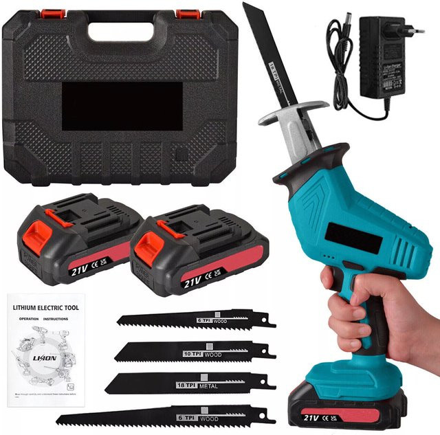 Makita Akku-Säbelsäge 18V kabellose Hufeisensäge zum Schneiden von Metall und Holz - Bild 1