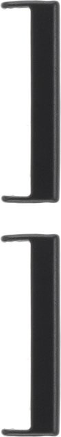 Uhrenarmband-Adapter Edelstahl, Schwarz, Unisex, 24 mm - Bild 1