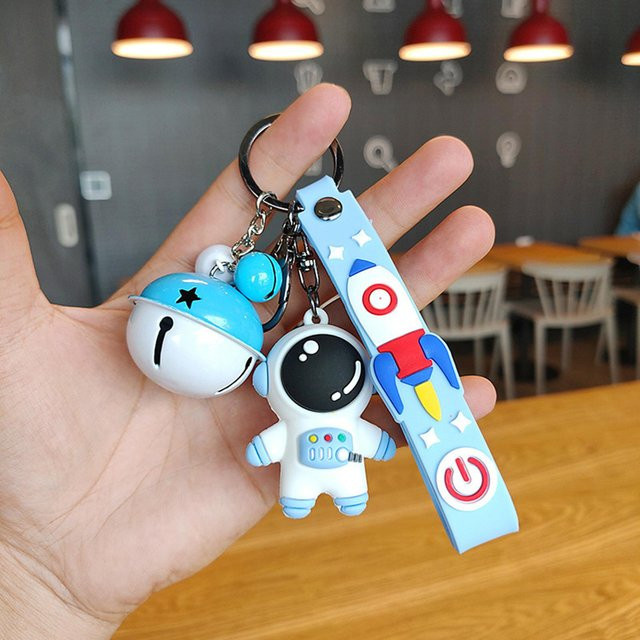 Neoglint Schlüsselanhänger Astronaut, PVC, Blau, Gray, Unisex - Bild 1