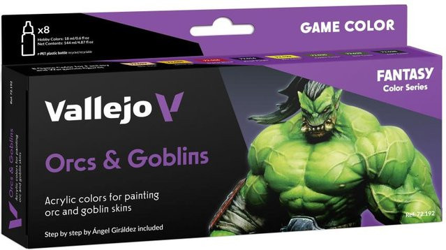 Vallejo Orcs & Goblins Farb-Set, Fantasy, 8x18ml - Bild 1