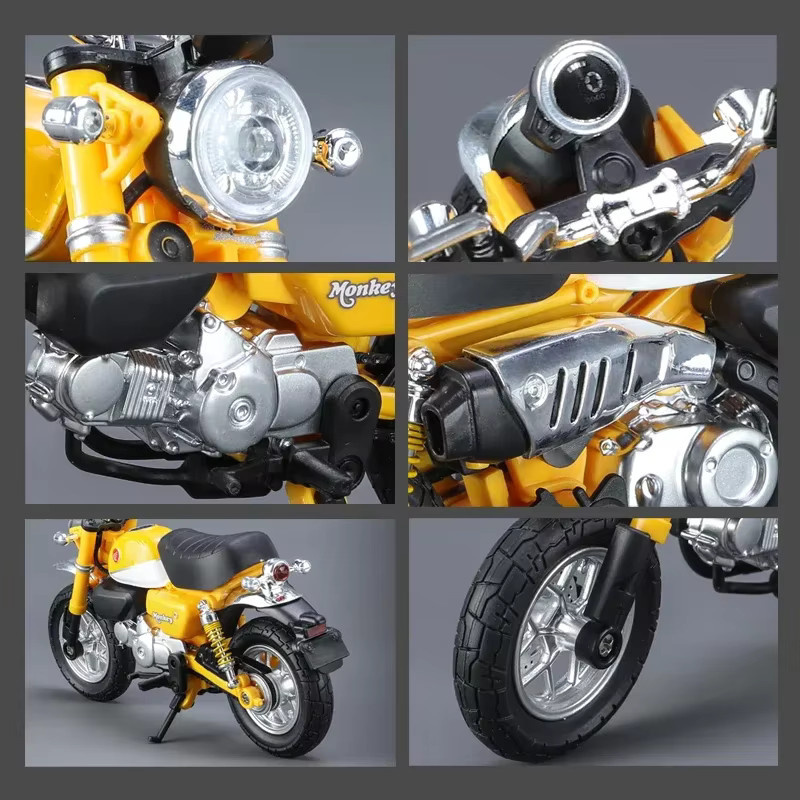 1:12 Monkey 125, Motorradspielzeug, Druckguss-Metallmodell - Bild 4