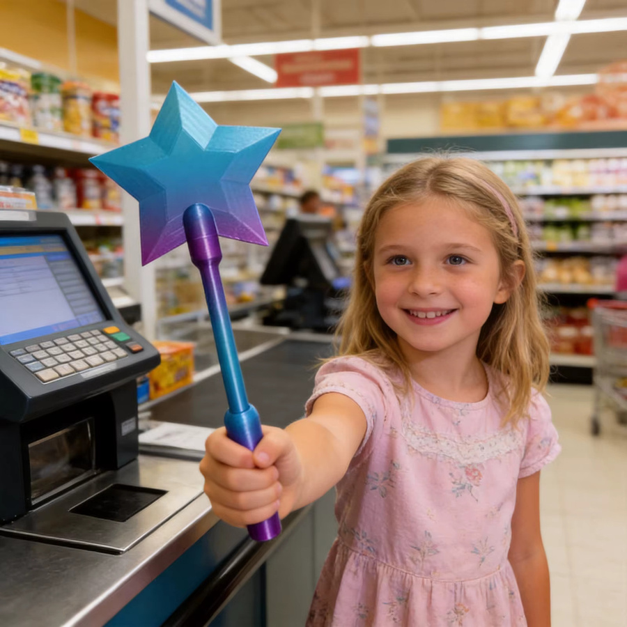 Shunmaii Tap-to-Pay Kreditkarten-Zauberstab, Fantasy, Bunt / Mehrfarbig - Bild 2
