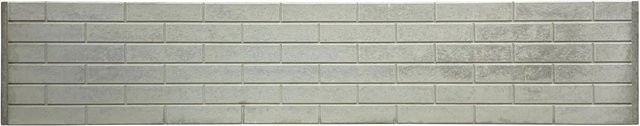 Beckers Betonzaun-Platte Steinglatt in Betongrau, B/H/T: 200 x 38,5 x 3 cm - Bild 1