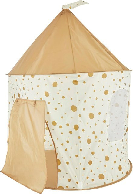 Bieco Spielzelt Pop Up Dots faltbar beige - Bild 1