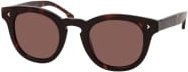 Lozza SL 4360 Sonnenbrille, Quadratisch, Herren, Vollrand, Braun, Kunststoff - Bild 1