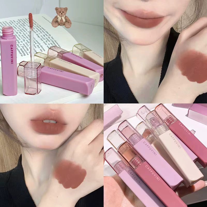 Cappuvini Lip Mud Lipgloss, Matt - Bild 3