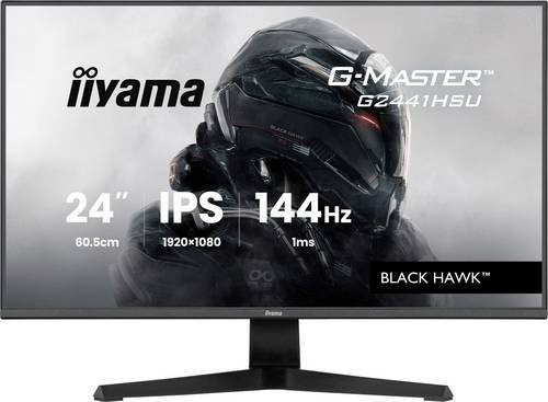 Iiyama G-Master G2441HSU-B1 Black Hawk Gaming-Monitor, 23.8 Zoll, Full-HD, IPS, 144Hz, Schwarz - Bild 1
