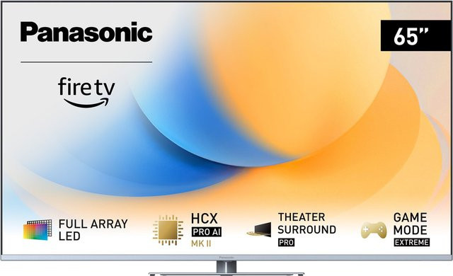 Panasonic TV-65W93AE8 Smart-TV mit 164 cm (65") LCD-Display, Full Array LED-Technik, 4K Ultra HD, 120 Hz, Silber - Bild 1