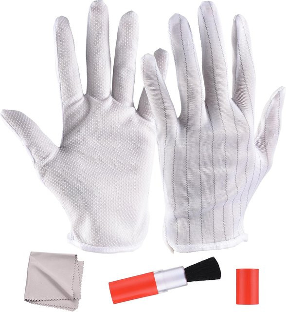 Andoer 3-in-1 Kamera-Reinigungsset für DSLR in Bunt mit antistatischen Handschuhen, Reinigungsbürste und Reinigungstuch - Bild 1