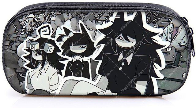 Bandai Fundamental Paper Education Stifteetui Miss Circle Anime Motiv, buntes flaches Federmäppchen mit Reißverschluss für die Schule - Bild 1