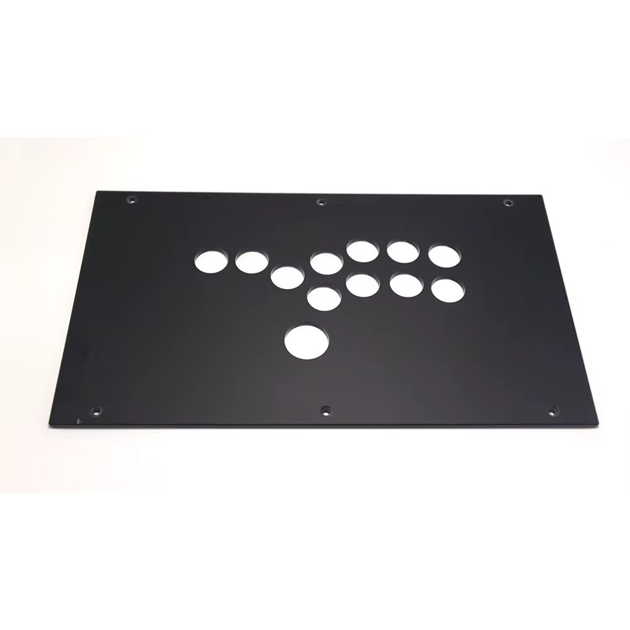 Arcade-Controller DIY-Panel FightBox Custom Panel F-Serie im Hitbox-Stil aus transparentem PC-Material mit Schrauben, Breite: 35 cm, Tiefe: 20 cm - Bild 2