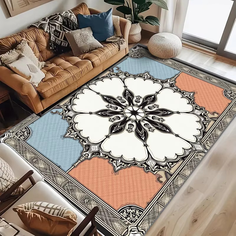 RAKKS Kristallteppich im marokkanischen Stil, modern und rechteckig, Multicolour - Bild 2