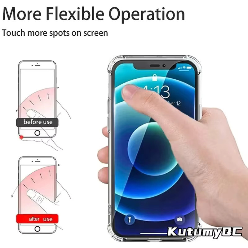 Transparenter 360-Grad-drehbarer Handy-Ringhalter als Fingergriff-Ständer kompatibel mit iPhones und Handyhüllen - Bild 3