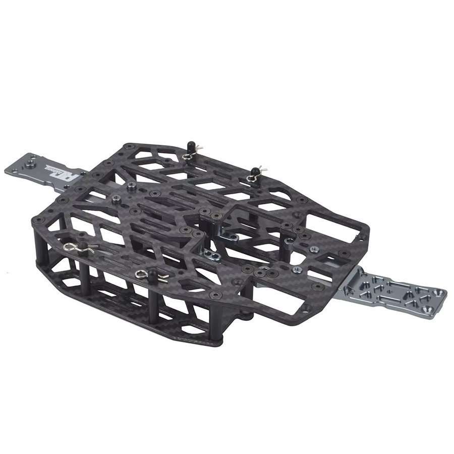 Traxxas Kohlefaser Chassis, Zubehör, 1:16, Schwarz - Bild 2