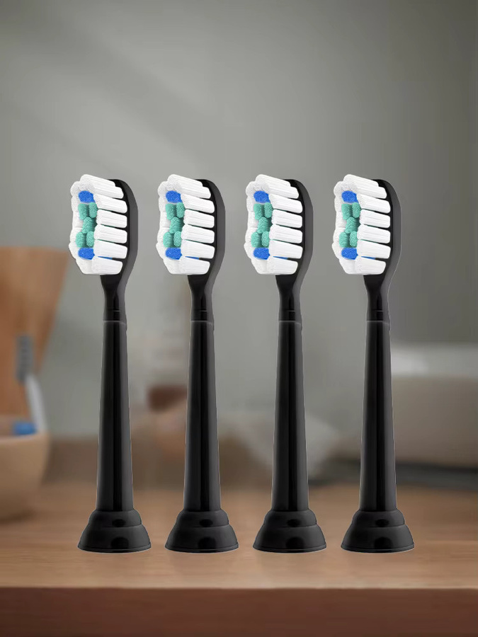 Philips Ersatzbürstenköpfe für Sonicare elektrische Zahnbürsten, Schwarz - Bild 1