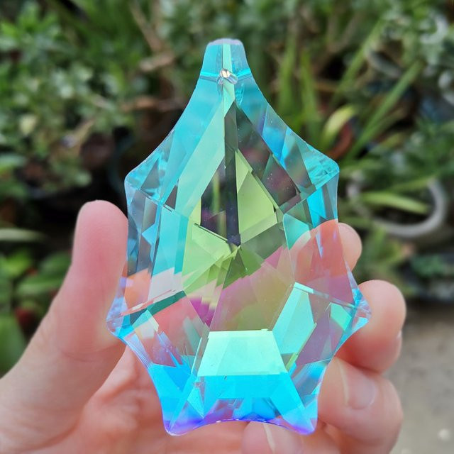BOTG Kristall Suncatcher Spinne Anhänger in Multicolour, 7,6 cm Glas-Prisma für Fenster-Dekoration und DIY-Handwerk - Bild 1